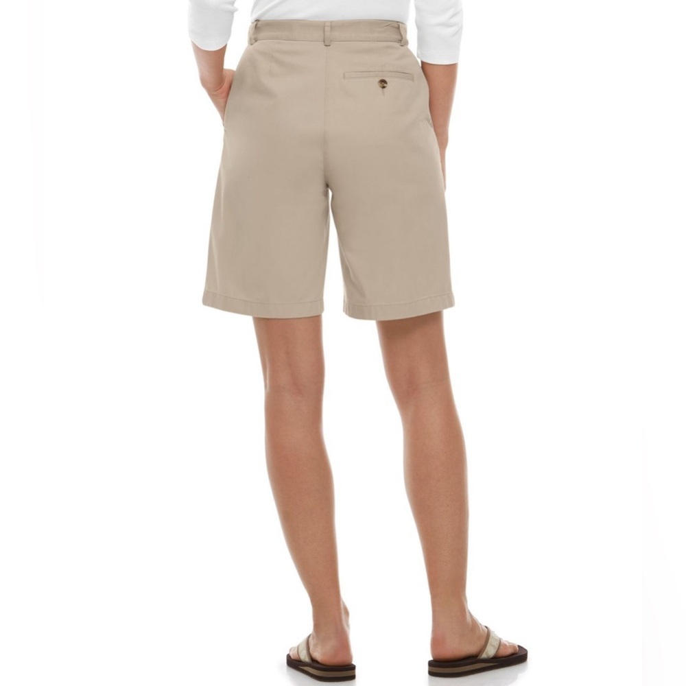 L.L. Bean Wrinkle-Free Bayside Shorts, Ultra High-Rise Hidden Comfort Waist 9" - Picture 8 of 13
